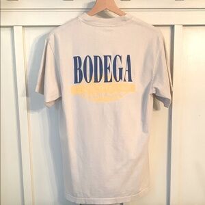 Bodega Boston Beige Short Sleeve Logo Tee